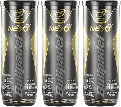 BullPadel Next Pro Padel Balls 3 pack
