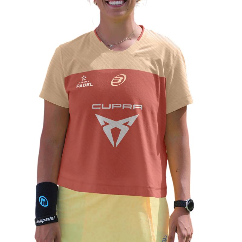 Bullpadel Bea Gonzalez Azabal Oficial Grapefruit T-shirt