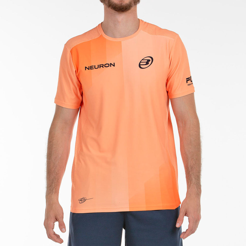 T-shirt Bullpadel Chingotto 25v Papaya