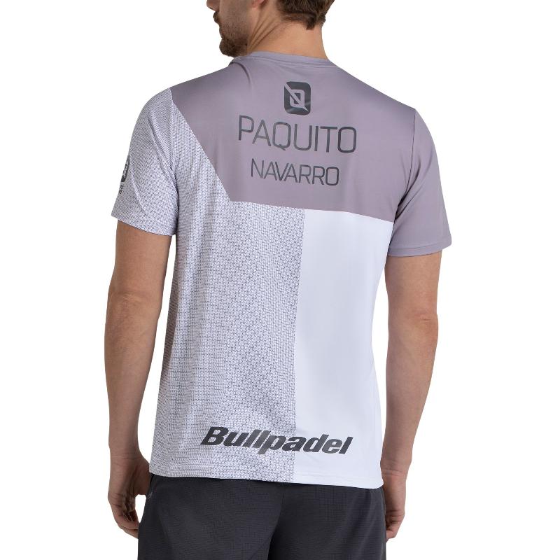 Bullpadel Paquito Navarro 26I White T-shirt