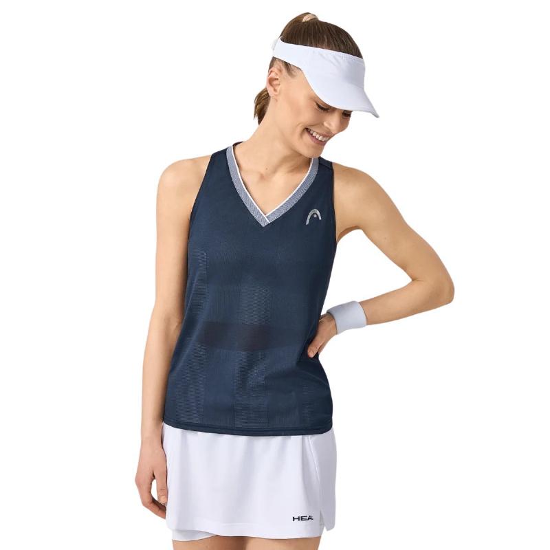 Head Performance Navy Silver Women's T-shirt