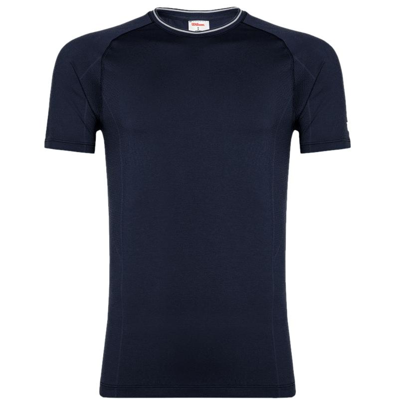 Wilson Team Seamless Crew Navy T-shirt