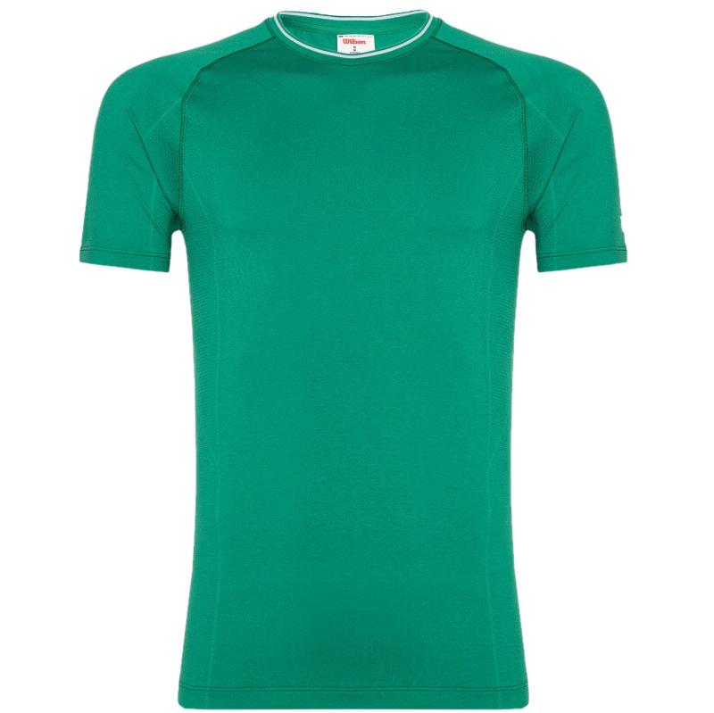 Wilson Team Seamless Crew Green T-shirt