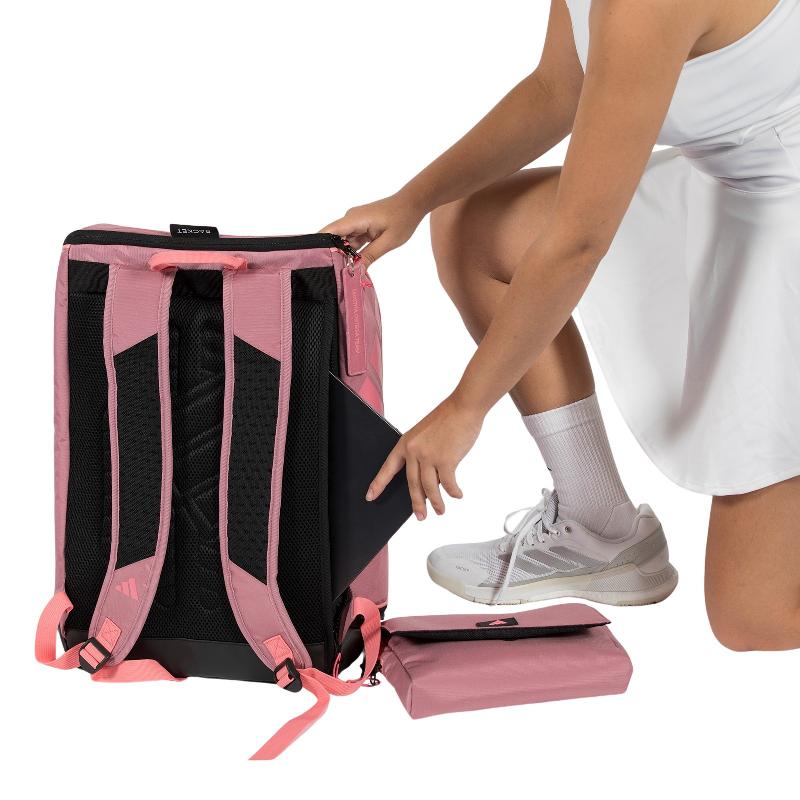 Adidas Marta Ortega Protour 3.5 Pink Black Backpack