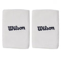 Wilson Wide Terry White 2 Pack Wristbands