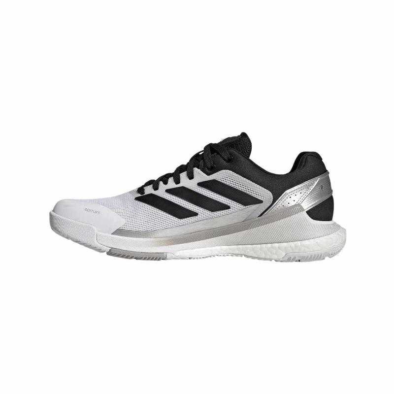 Adidas Crazyquick Boost Padel White Black Silver Shoes