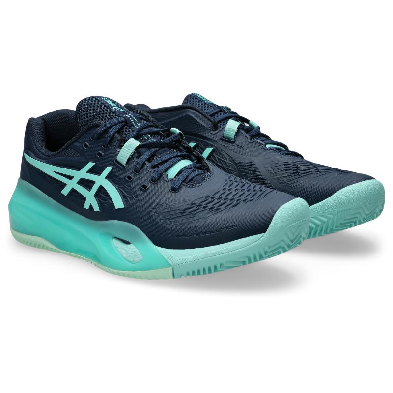 Asics Gel Resolution X Clay Dark Blue Mint Shoes