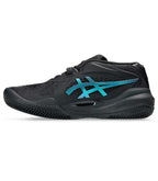 Asics Gel Resolution X Clay Black Blue Shoes