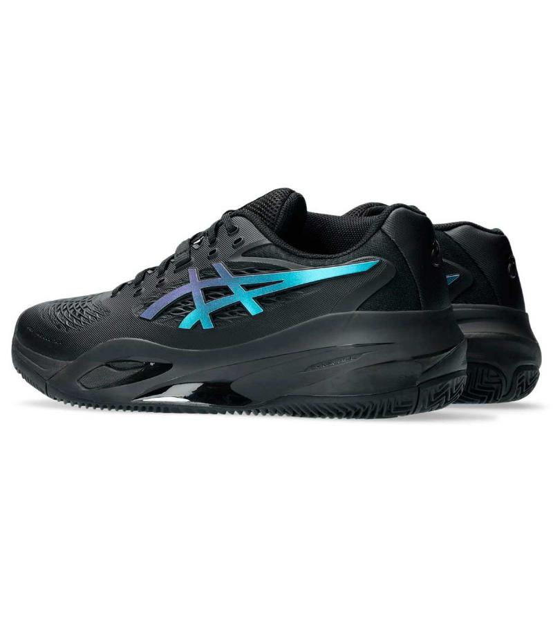 Asics Gel Resolution X Clay Black Blue Shoes
