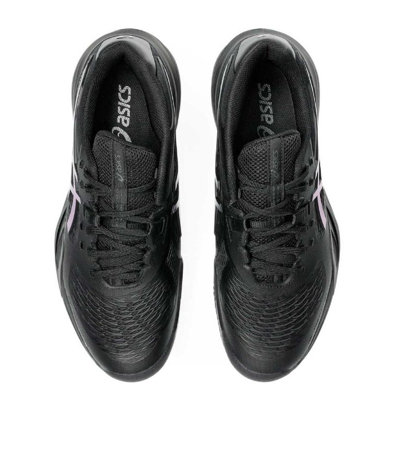 Asics Gel Resolution X Clay Black Blue Shoes