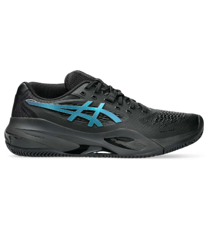 Asics Gel Resolution X Clay Black Blue Shoes