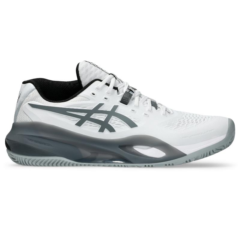 Asics Gel Resolution X Padel White Grey Shoes