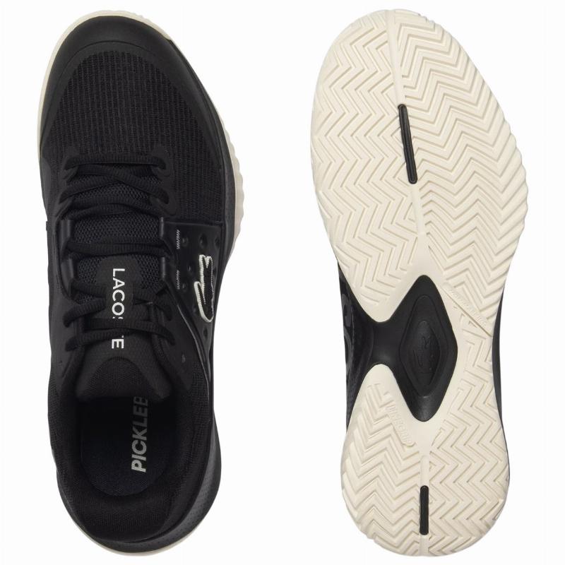 Lacoste Power Serve Black White Women's Shoes