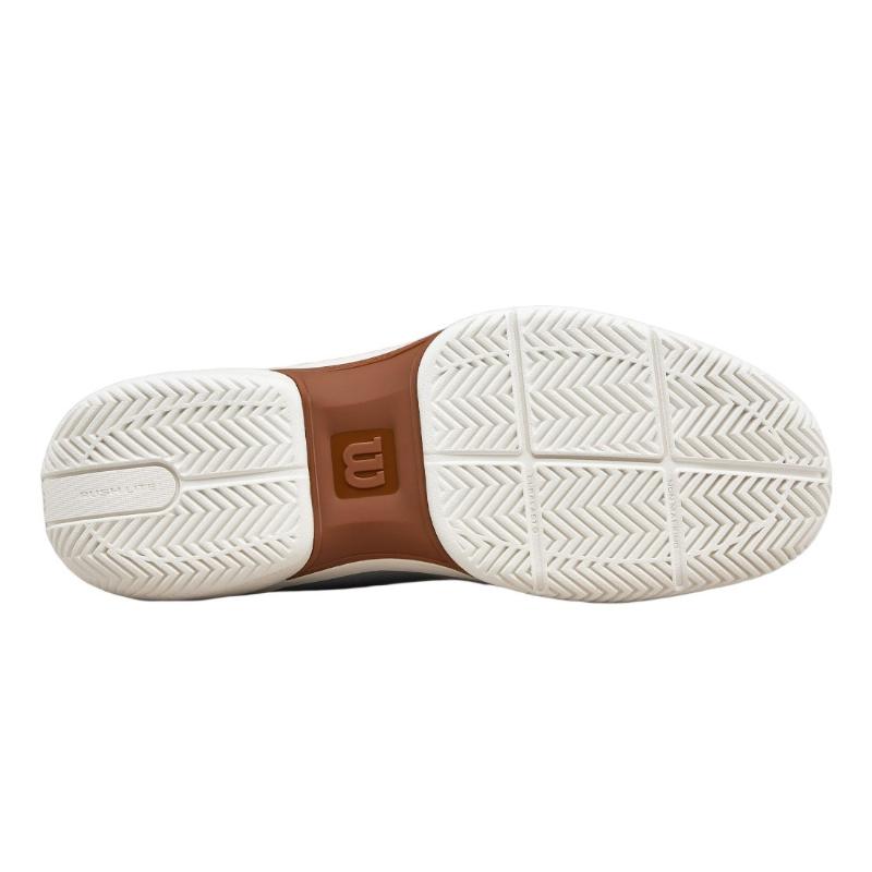 Wilson Rush Lite 5 Clay White Navy Shoes