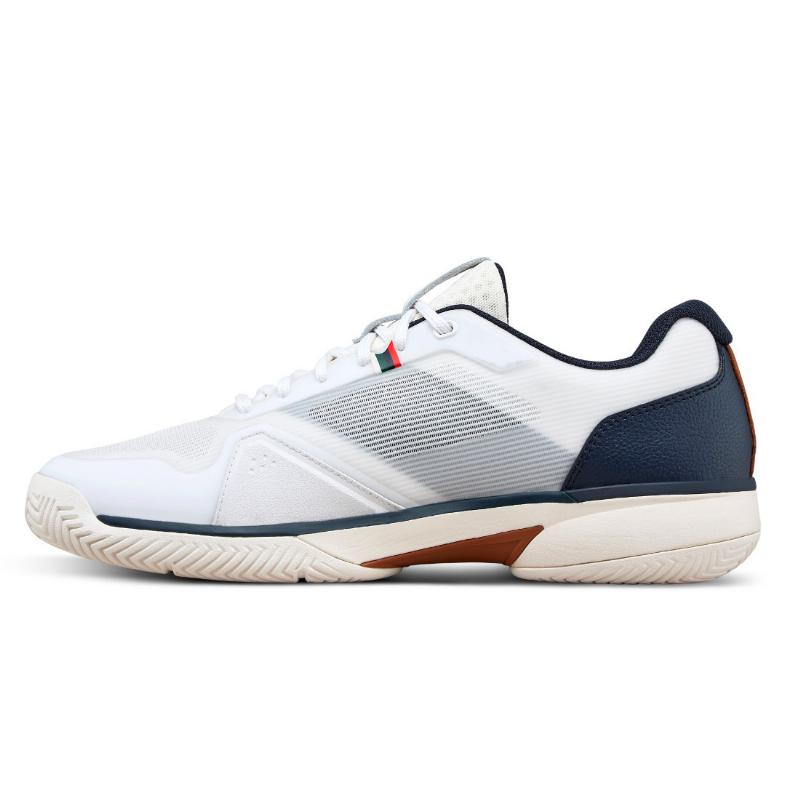 Wilson Rush Lite 5 Clay White Navy Shoes