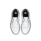 Wilson Rush Lite 5 Clay White Navy Shoes